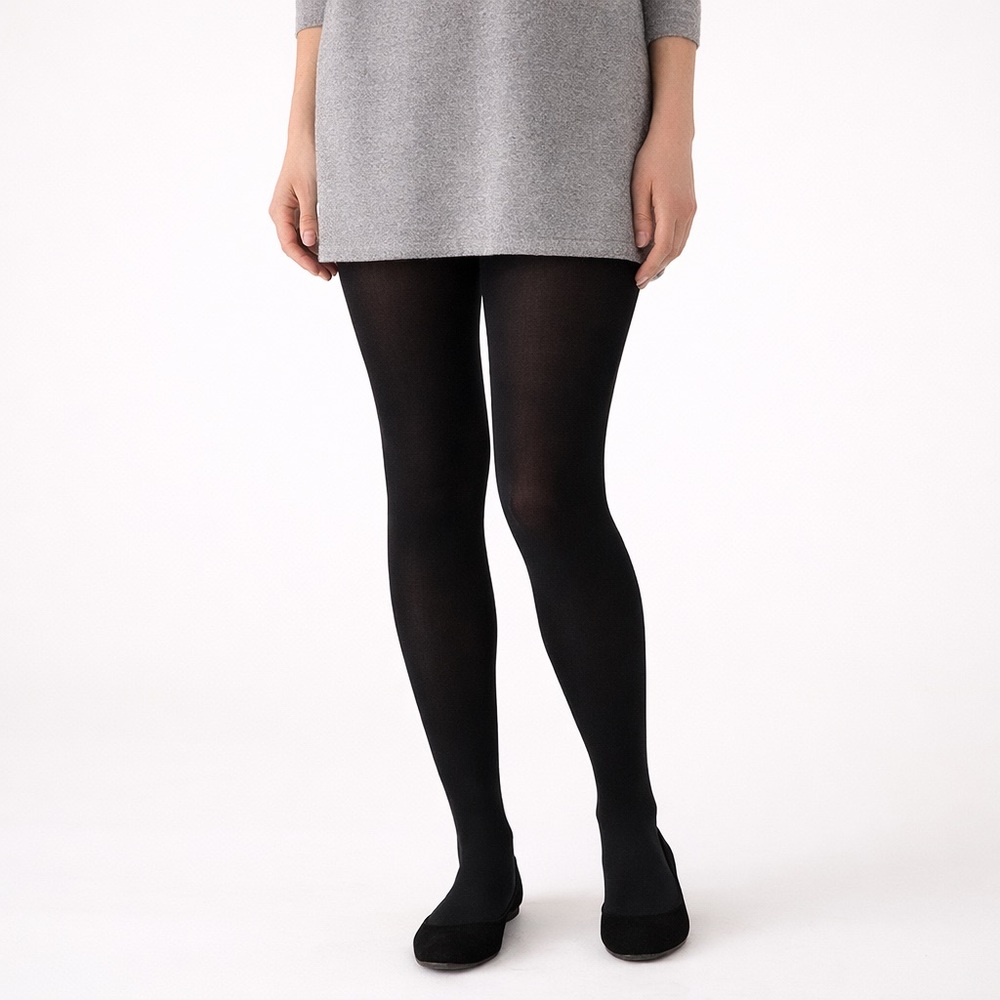Classic Black Opaque Tights - Women Accessories